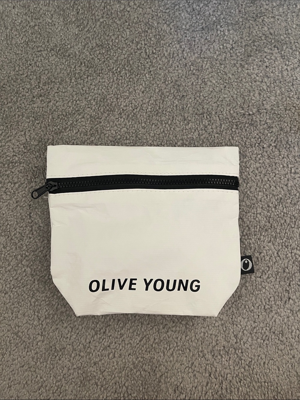 Olive Young white pouch